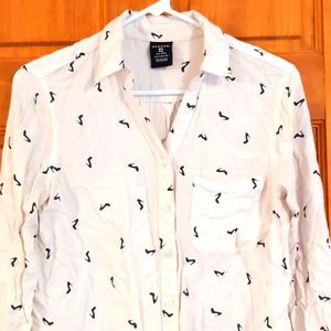 Stiletto heels printed button up